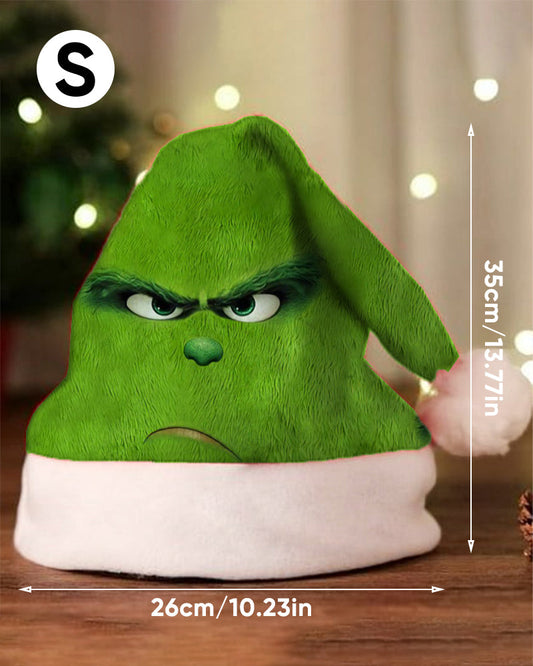 Unisex christmas print plush hat accessories christmas Grinch