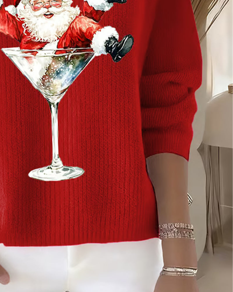 Turtleneck Christmas Slim Jumper