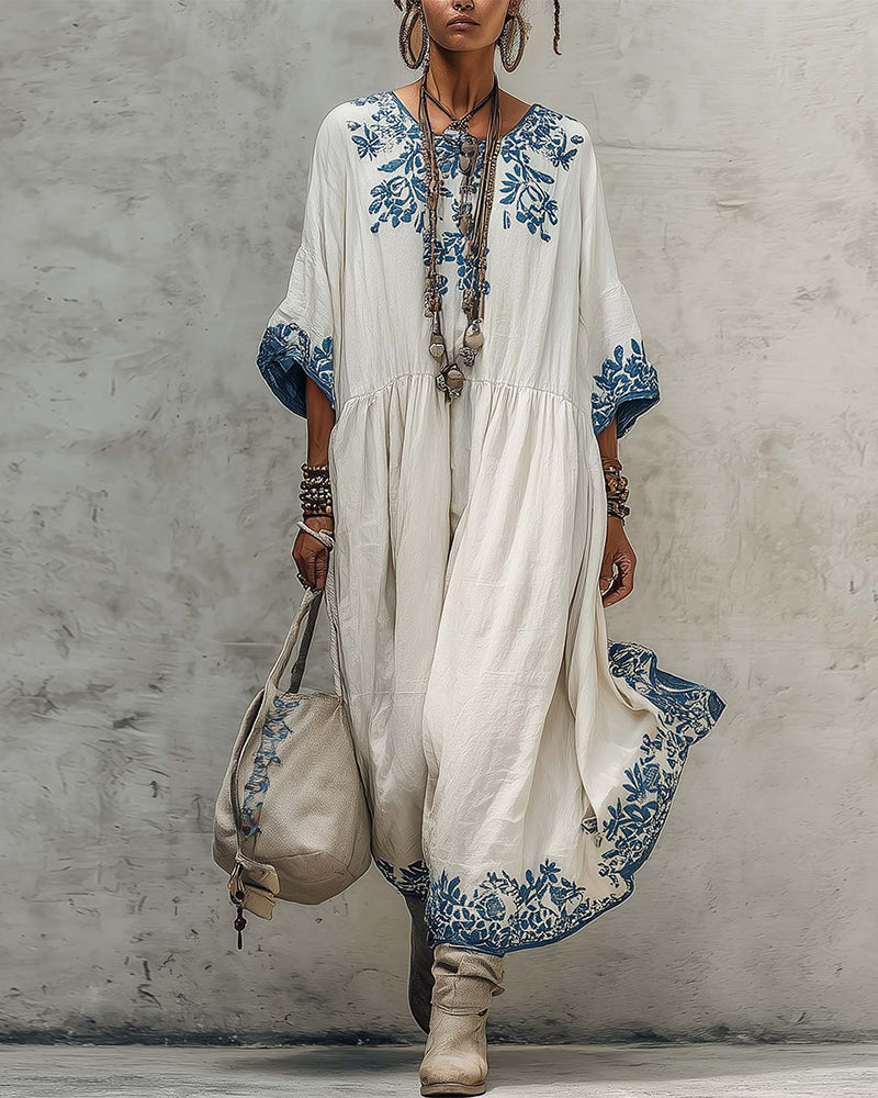 Fashion Plus Size Printed Dress