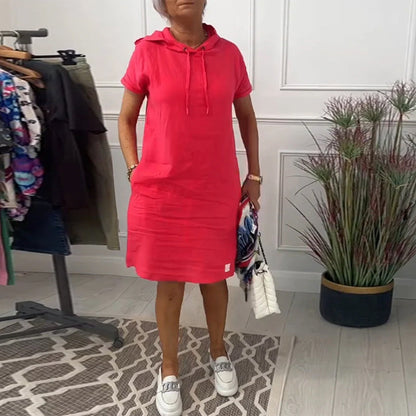 Blusa plissettata a tinta unita con scollo tondo