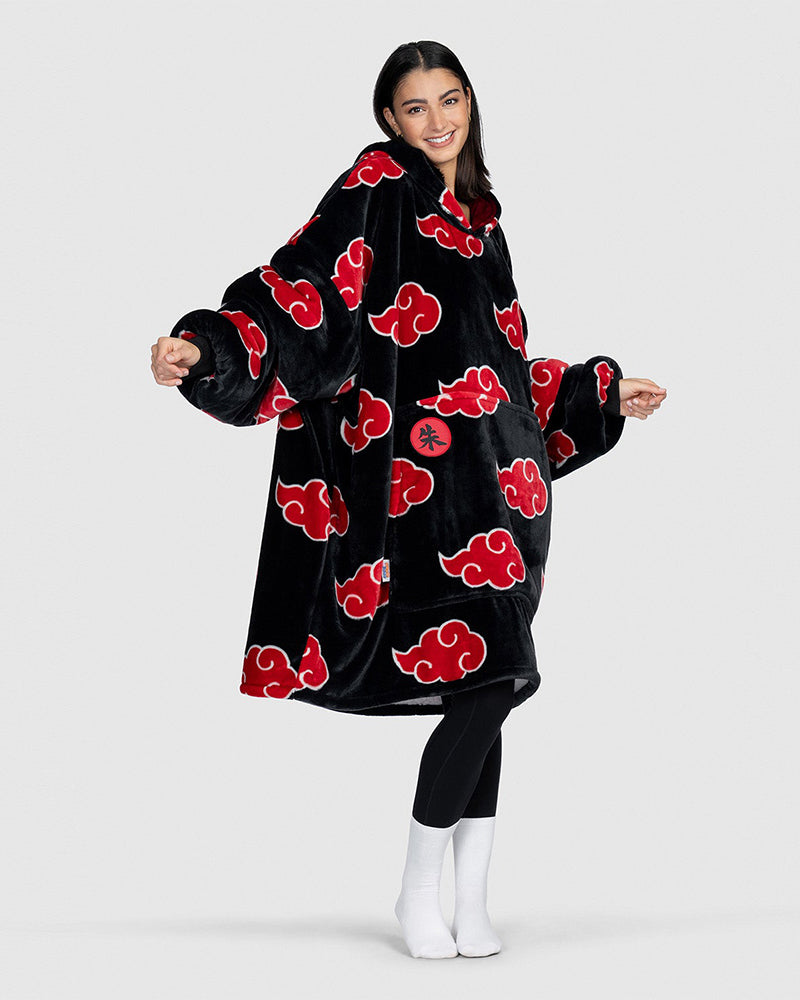 Naruto Itachi Akatsuki Casual Blanket Hoodie 2024 f/w Blanket Hoodies