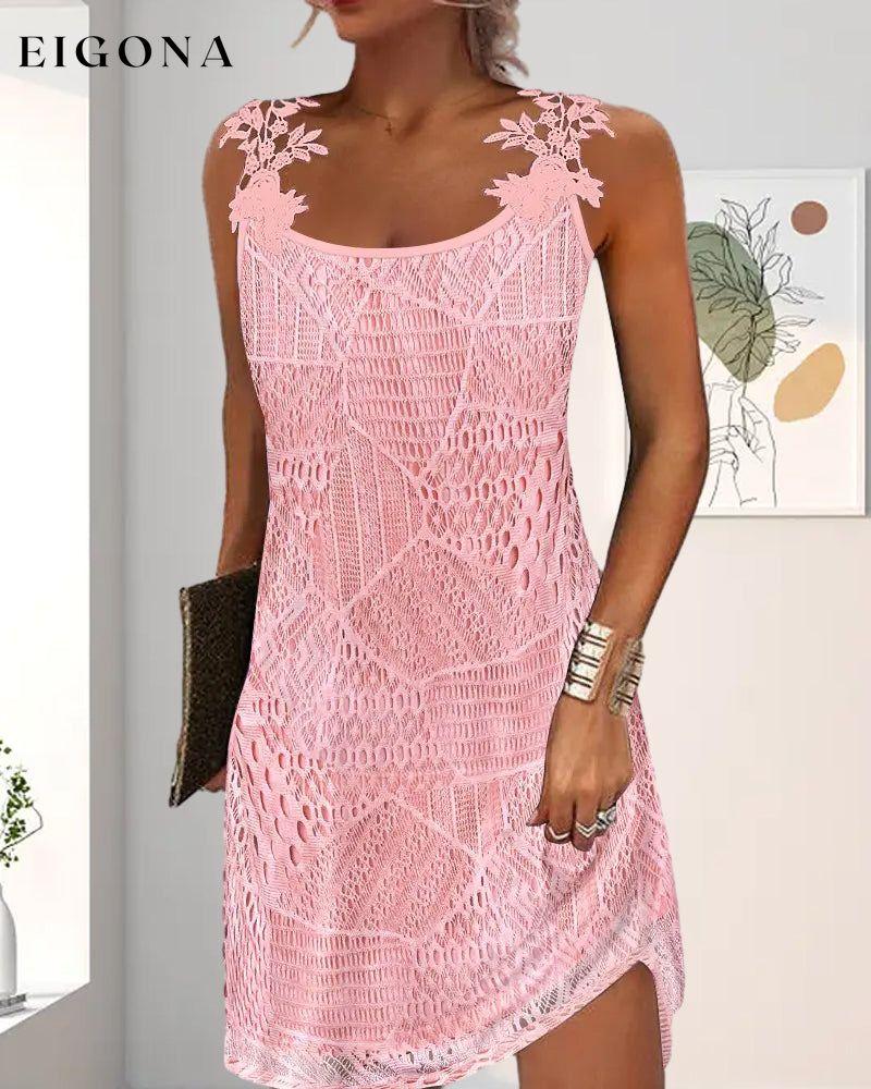 Solid color lace dress Casual Dresses Clothes Dresses SALE Summer