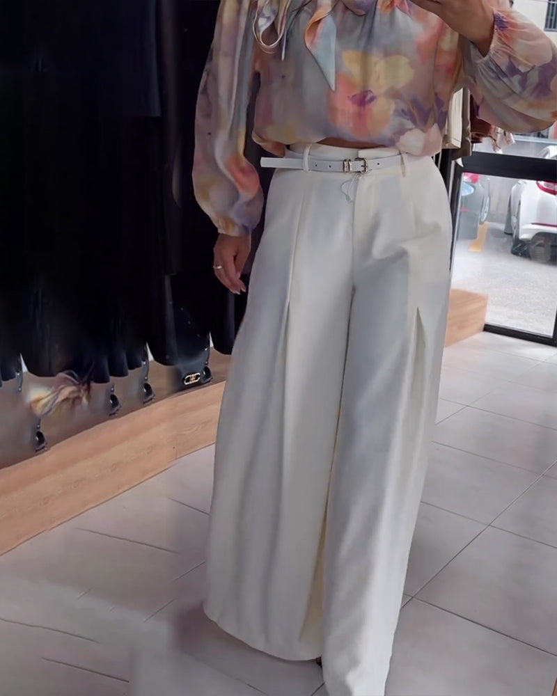 Loose Commuting Wide Leg Pants