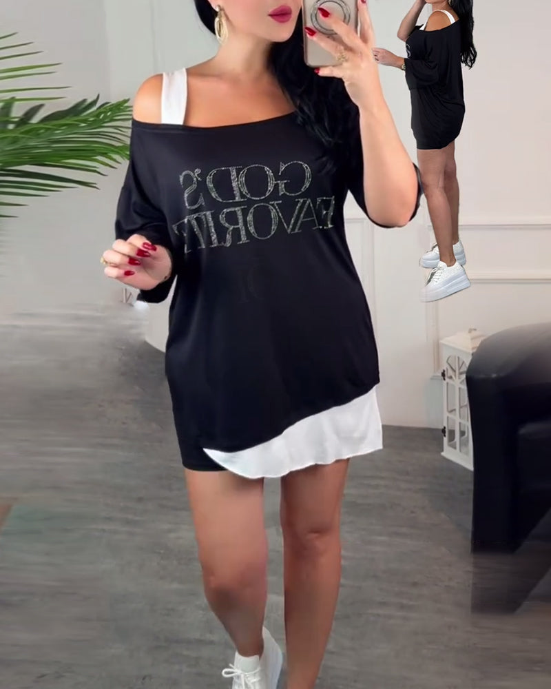 Loose Casual Printed T-Shirt