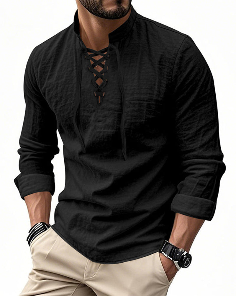 Men's Casual Shirt in Solid Color – Classic, Comfortable & Versatile to Combine 👔