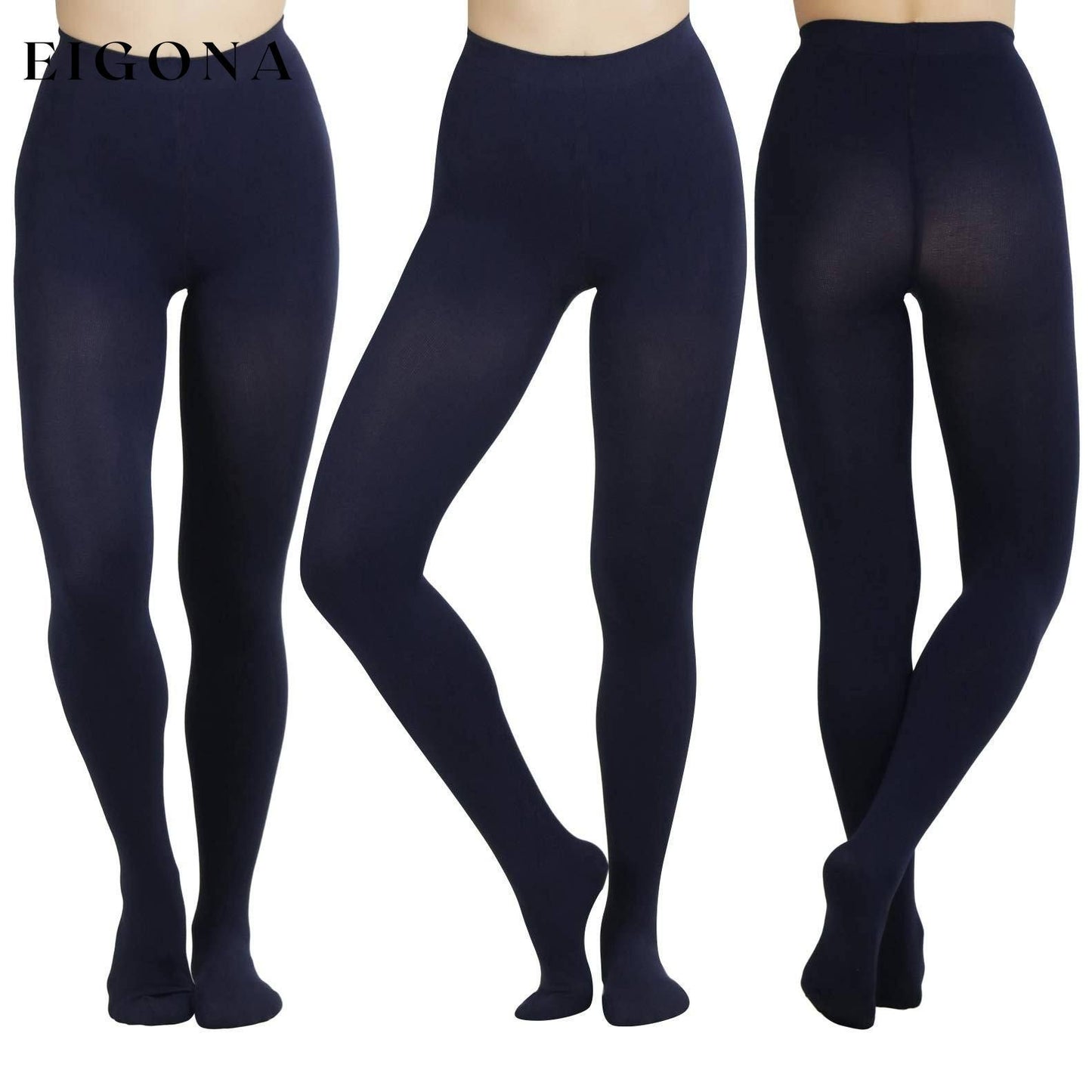 3-Pack: ToBeInStyle Women's Warm Thermal Tights __stock:100 bottoms refund_fee:1200