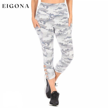 3-Pack: Women's Tummy Control Capri Leggings With Pockets __stock:100 bottoms refund_fee:1200