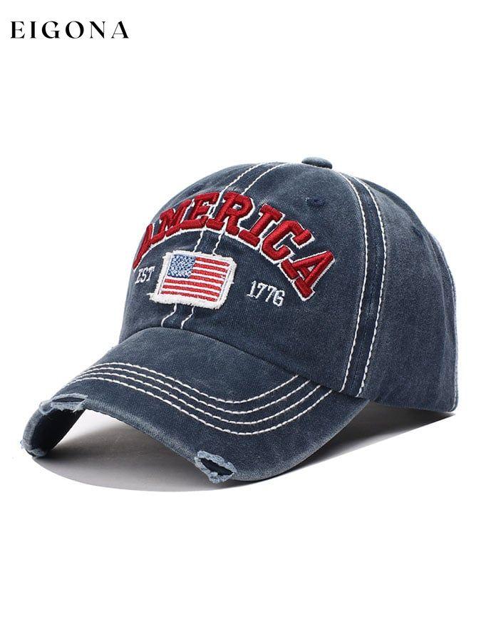 Flag With Broken Elements Peaked Cap clearance sale