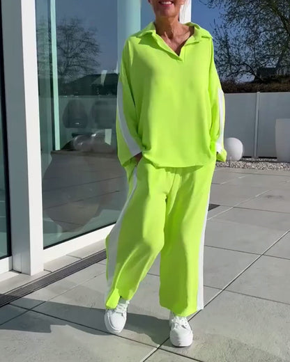 Modisches, lässiges Zweiteiler-Set