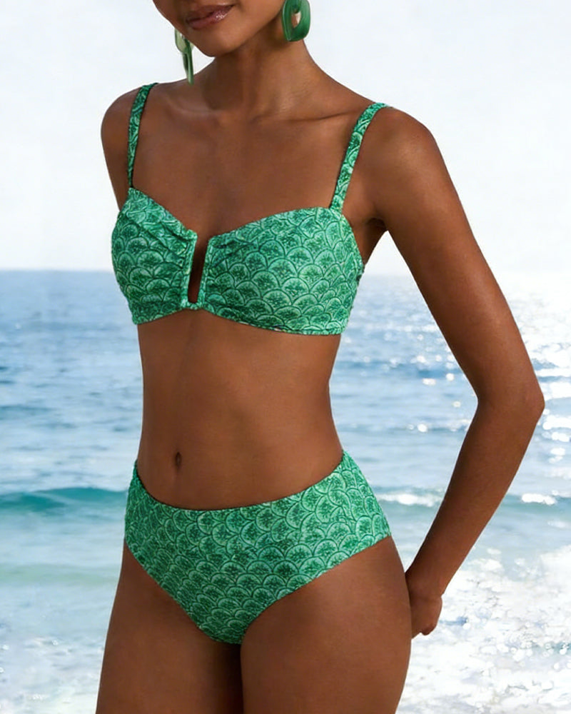 Sexy Printed Two-Piece Bikini