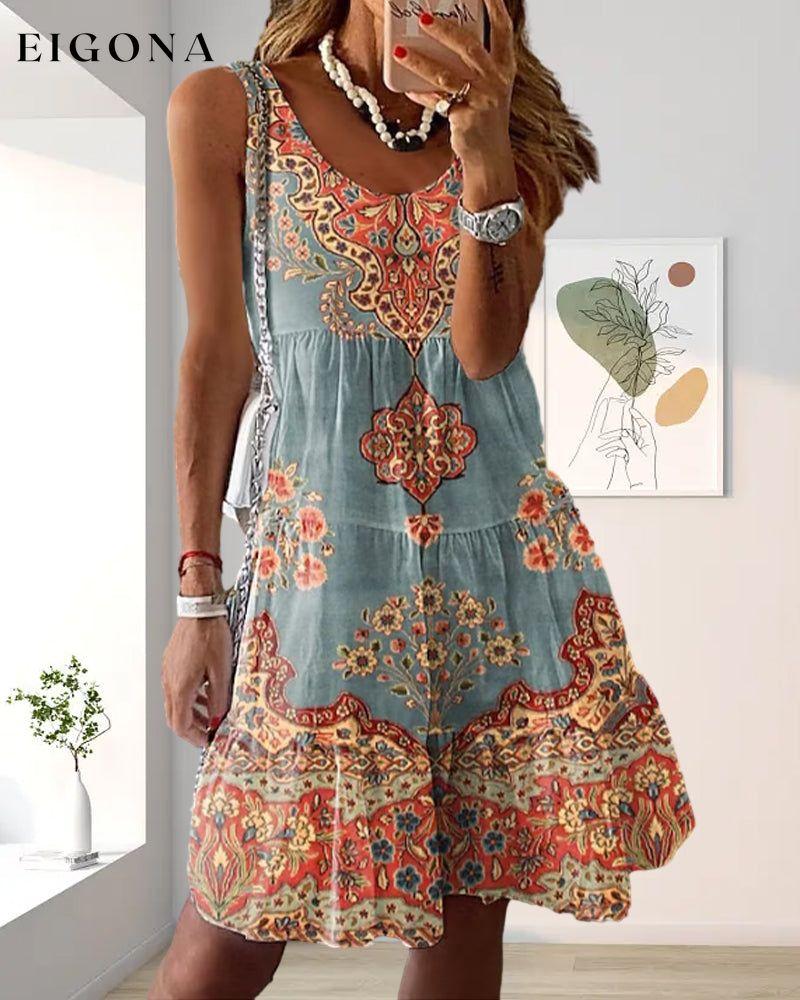 Floral print sleeveless dress 23BF Casual Dresses Clothes Dresses SALE Summer