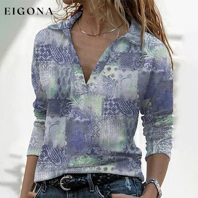 Casual Printed Blouse best Best Sellings clothes Plus Size Sale tops Topseller