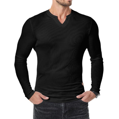 Men's Slim Fit V-Neck Longline Muscle Shirt men's clothing tank tops & camis man