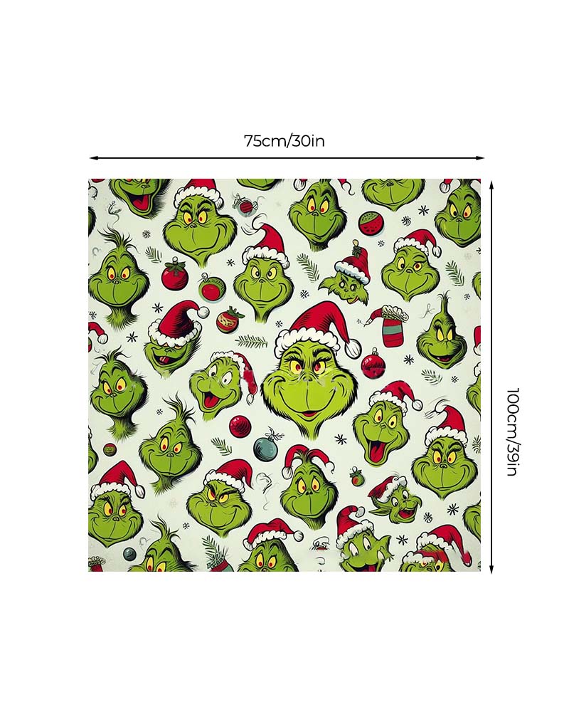 Christmas Checkered Anime Cartoon Throw Blanket accessories christmas grinch