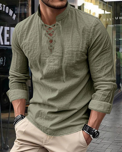Men's Casual Shirt in Solid Color – Classic, Comfortable & Versatile to Combine 👔