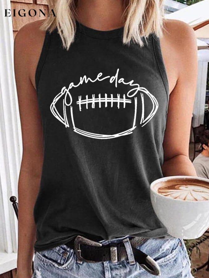 Women's Gameday Football Graphic Vest ball print