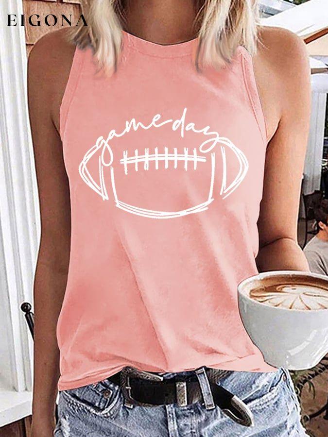 Women's Gameday Football Graphic Vest ball print