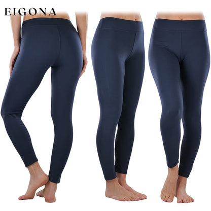 4-Pack: Women's Full Length High Waisted Stretchy Microfiber Leggings __stock:100 bottoms refund_fee:1800