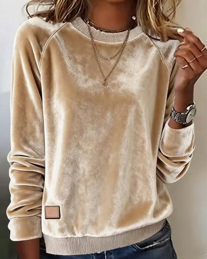 Round Neck Fashionable Sweatshirt