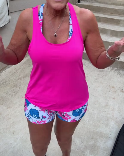 Bedruckter zweiteiliger Badeanzug