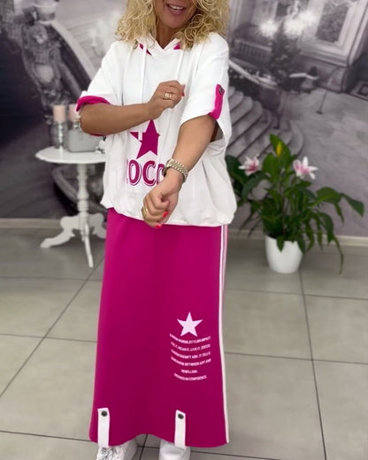 Rockset mit Kapuze und Kordelzug