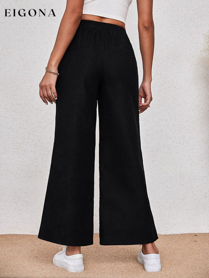 Wide Leg Slit Pants clothes Hanny Ship From Overseas Shipping Delay 09/29/2023 - 10/04/2023 trend