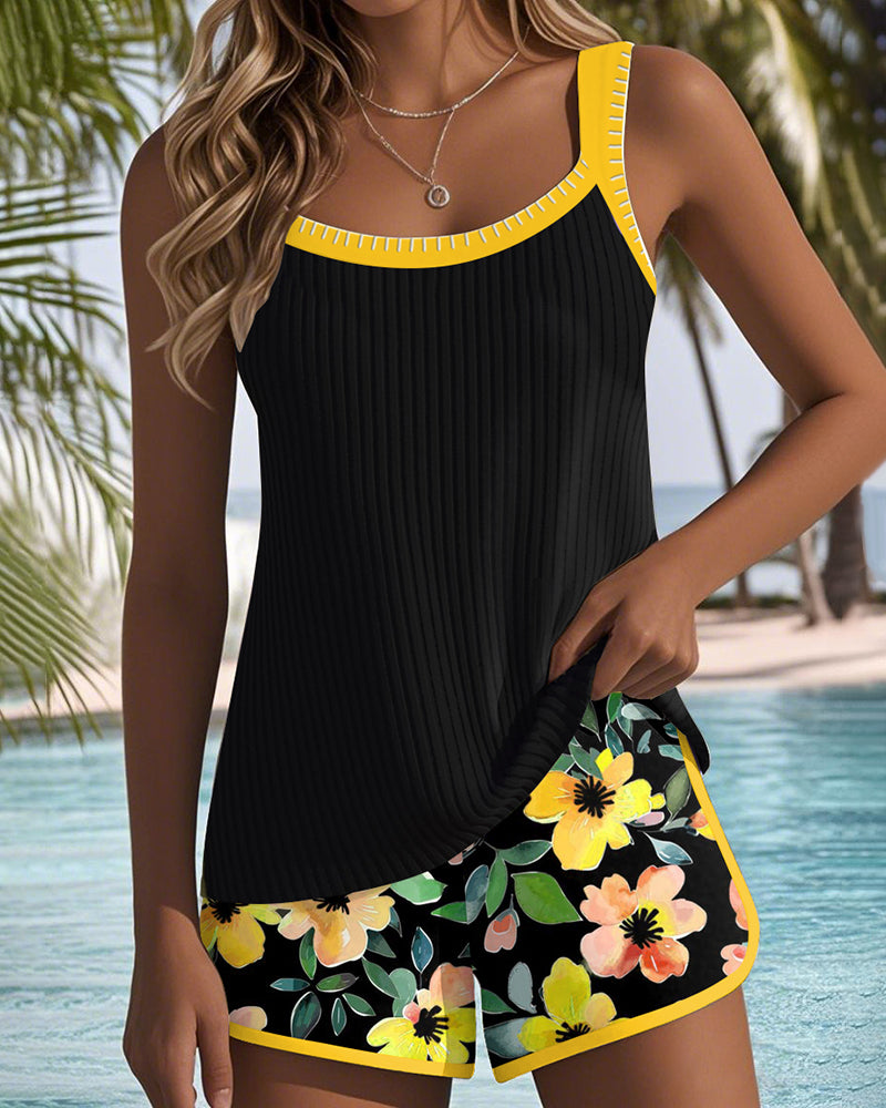 Strandhose Zweiteiliger Tankini
