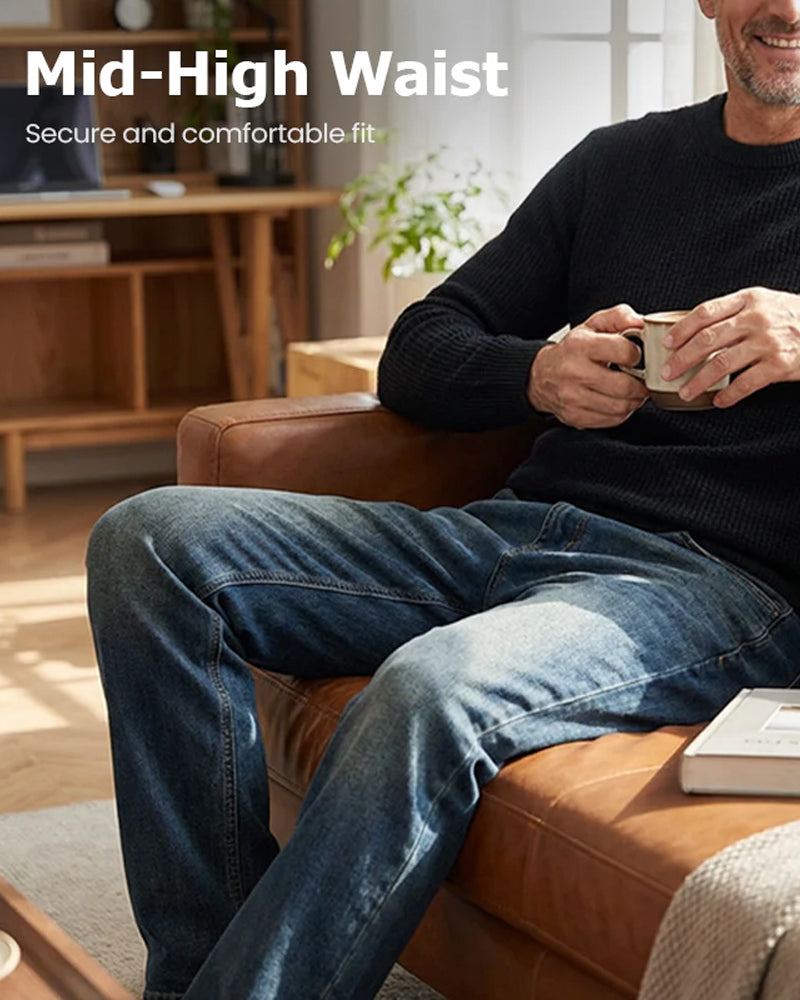 Men's Mid-High Waist Vintage Pants