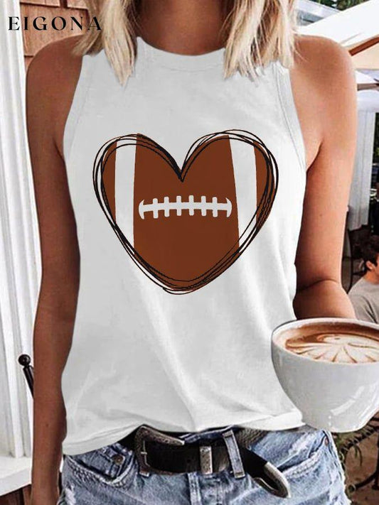 Women's Football Lover Vest ball print