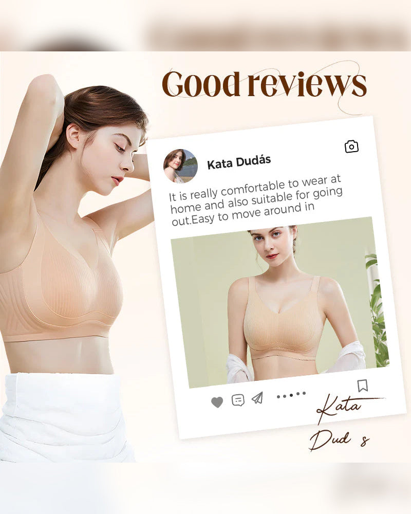 Anti-Sag Full Coverage Wireless Support Bra