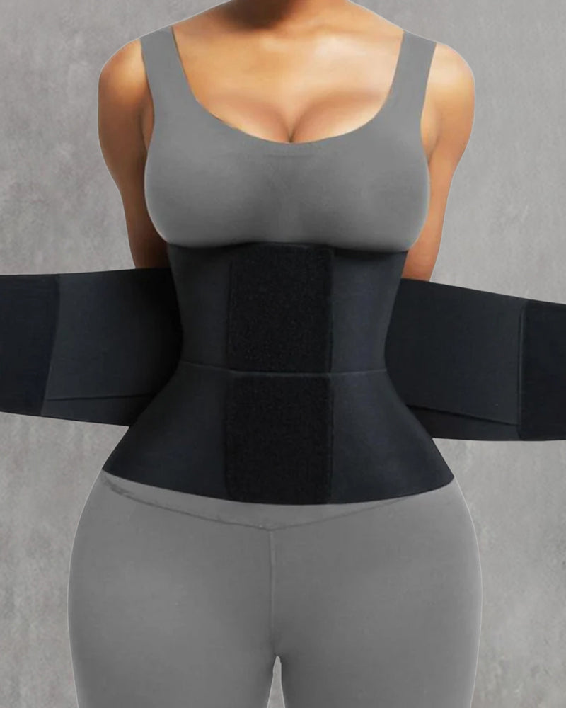 Gürtel Taillenmieder Bauchgürtel Bauchkontrolle Body Shaper mit Dreifachwicklung Damen 
