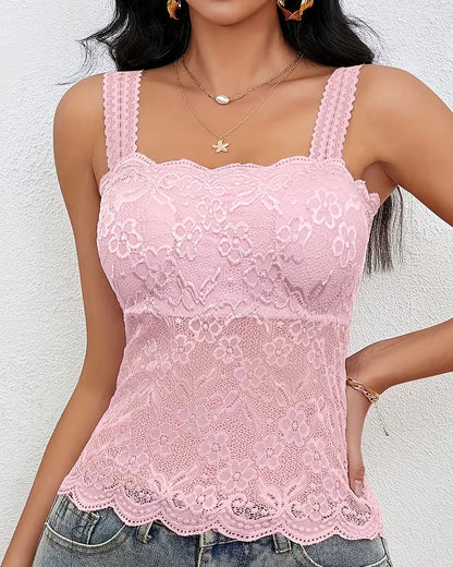 Solid Color Bandeau  Camis Top