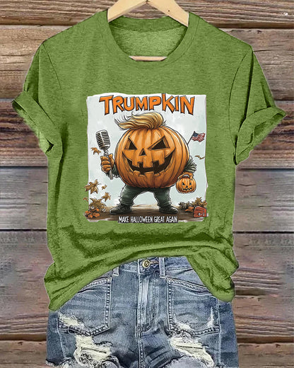 Trumpkin make halloween great again T-shirt 2024 f/w halloweeen spring summer t-shirts