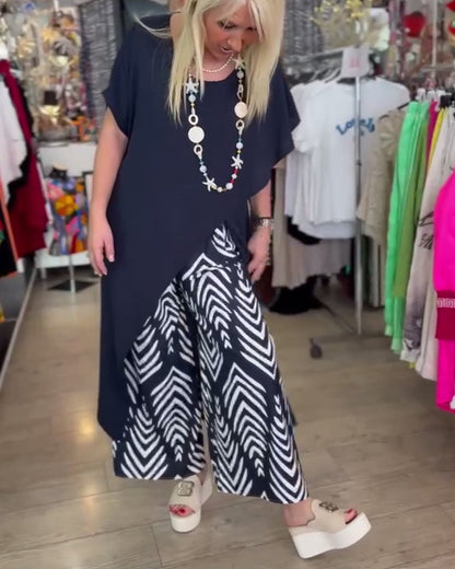 Zweiteiliger Anzug mit Pendlertemperament