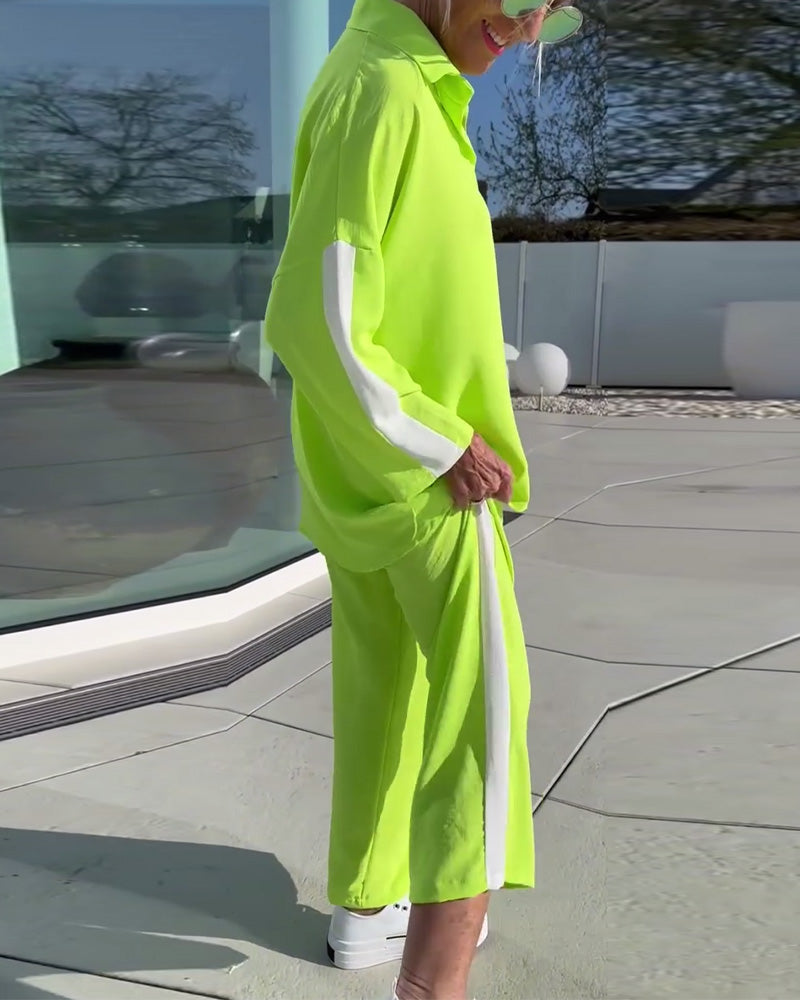 Modisches, lässiges Zweiteiler-Set