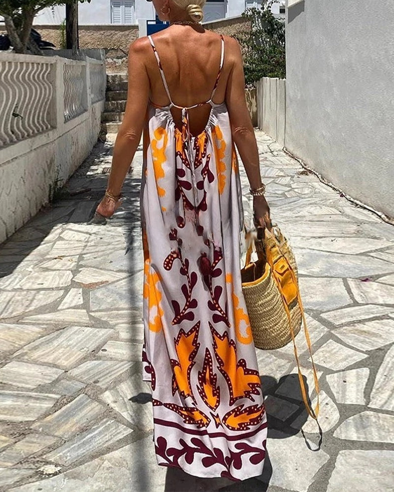 Sexy rückenfreies Kleid