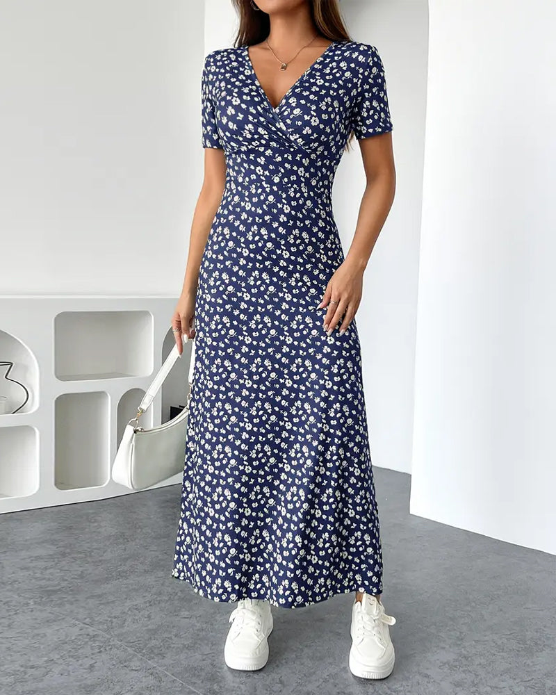 Abito stampato elegante e sexy