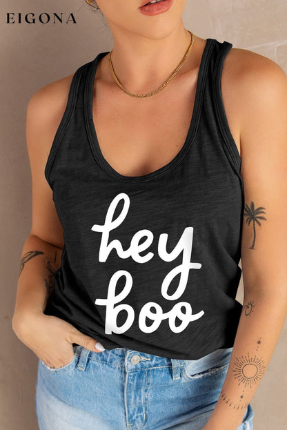 HEY BOO Graphic Tank Top clothes Ship From Overseas SYNZ t shirts trend