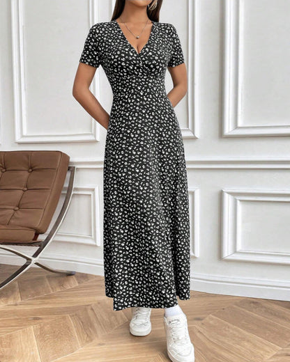 Abito stampato elegante e sexy