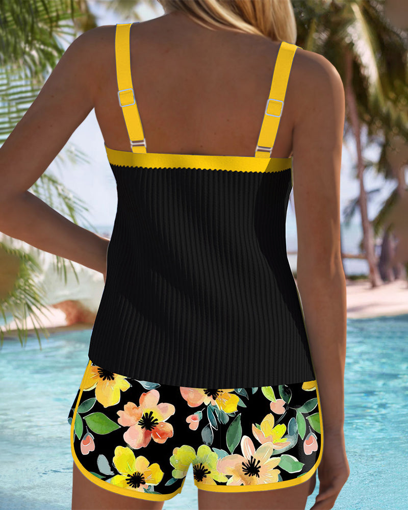 Strandhose Zweiteiliger Tankini
