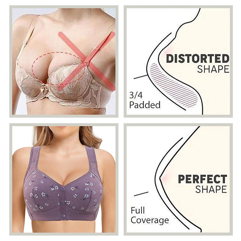 Comfortable & Convenient Front Button Bra