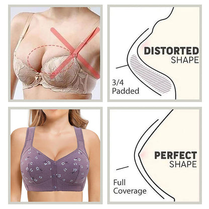 Comfortable & Convenient Front Button Bra