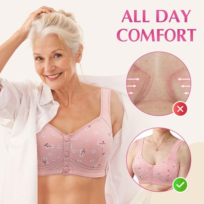 Comfortable & Convenient Front Button Bra