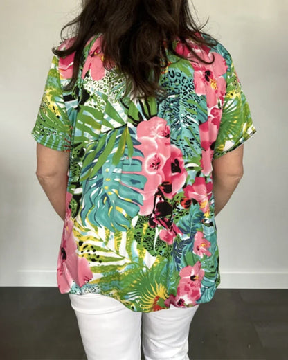 T-Shirt mit Rundhalsausschnitt und Print