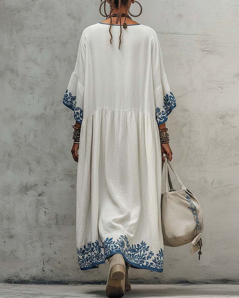 Fashion Plus Size Printed Dress