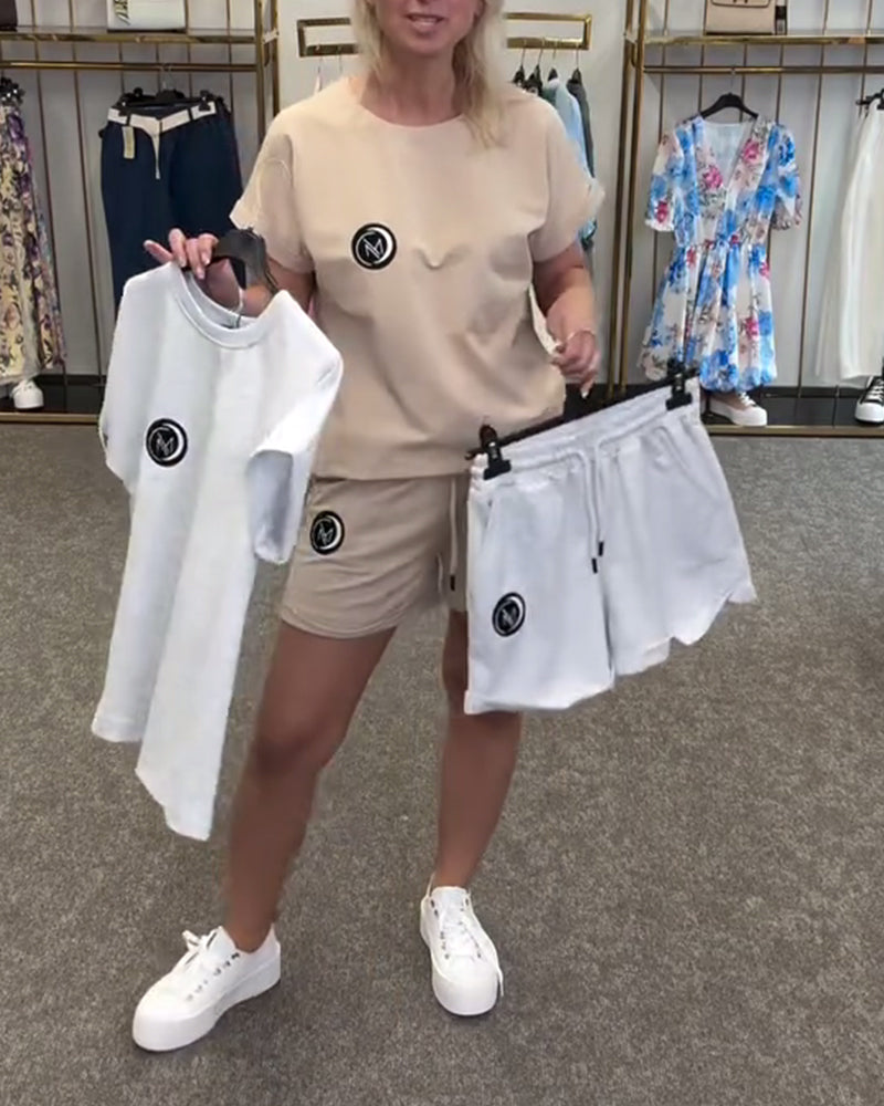 Sportliches Freizeit-Shorts-Set