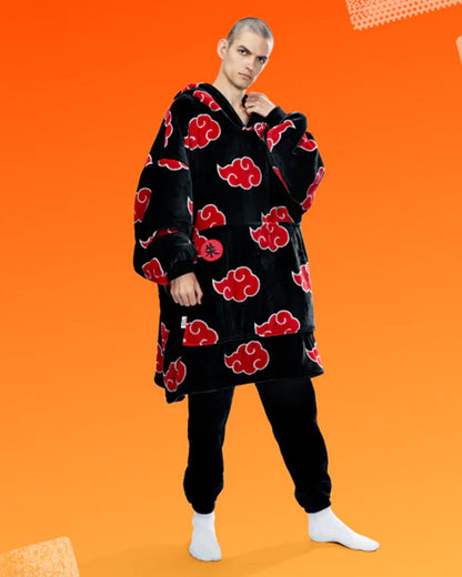 Naruto Itachi Akatsuki Casual Blanket Hoodie 2024 f/w Blanket Hoodies