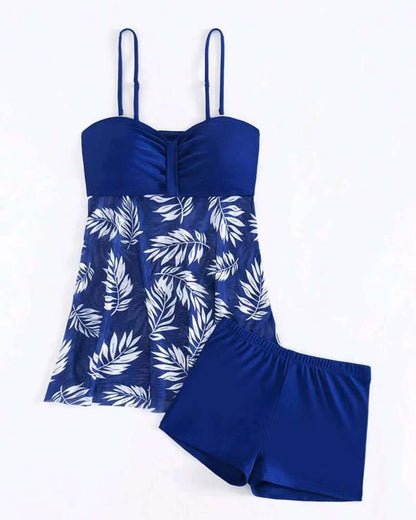 Sexy Printed Mesh Tankini
