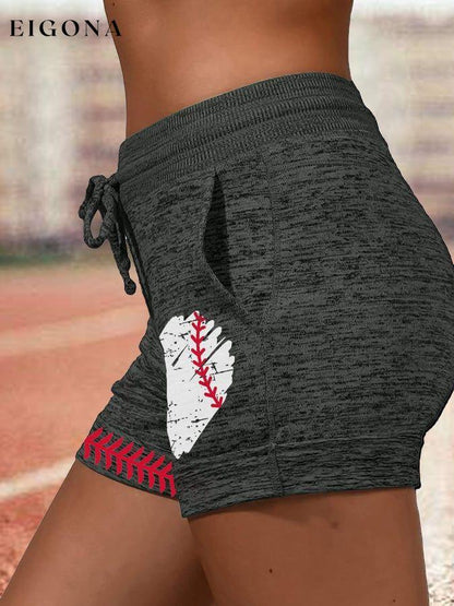 Women's Casual Baseball Printed Sweatpants ball print