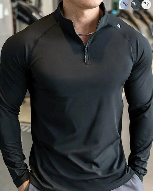 Men's Long Sleeve Fast Dry Athletic Top